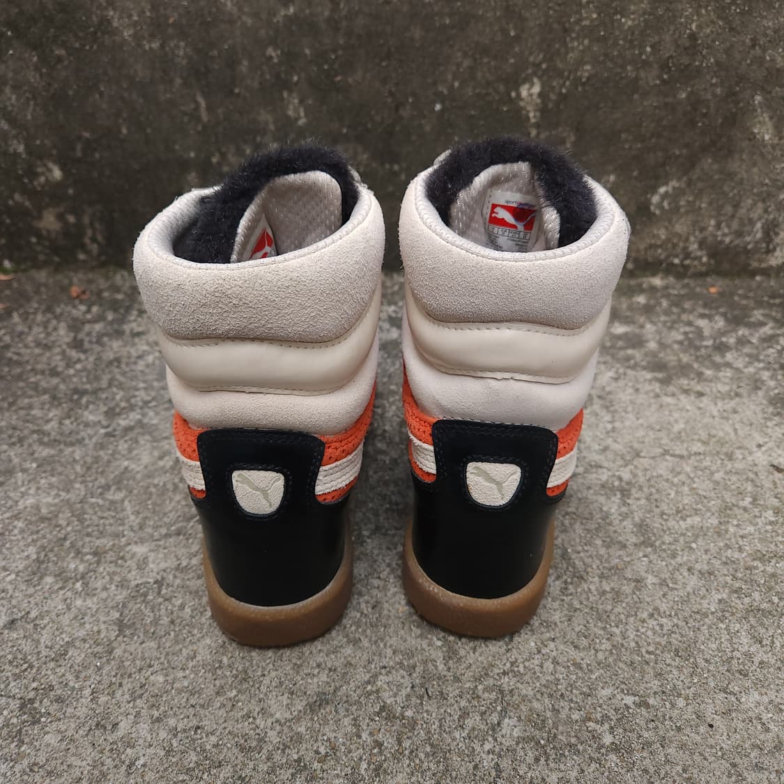 [230] 푸마 x 아트모스 스카이 웨지 퍼 힐 스니커즈 상품이미지7