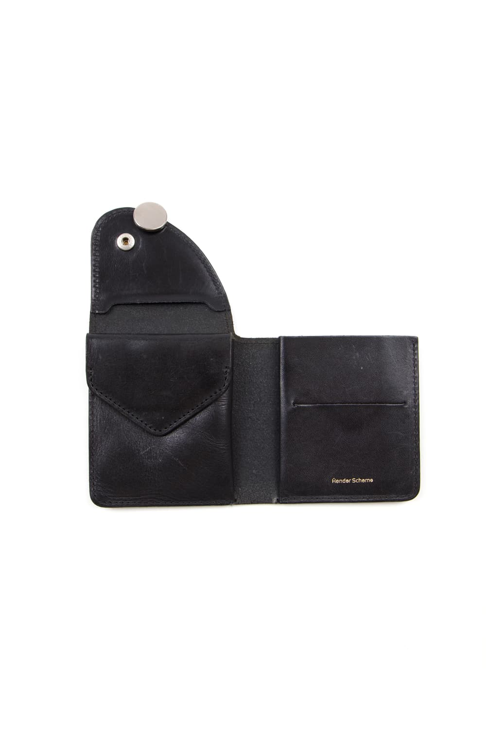 Hender scheme 블랙 레더 월렛 상품이미지2