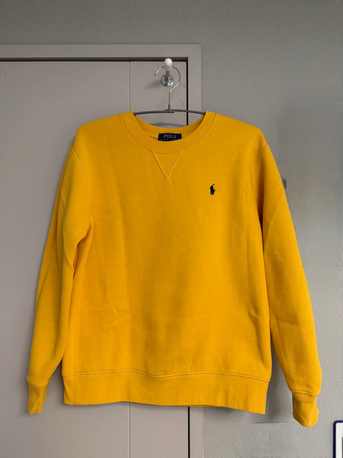 폴로 랄프로렌 노란색 기모 맨투맨 스웻셔츠 상품이미지1