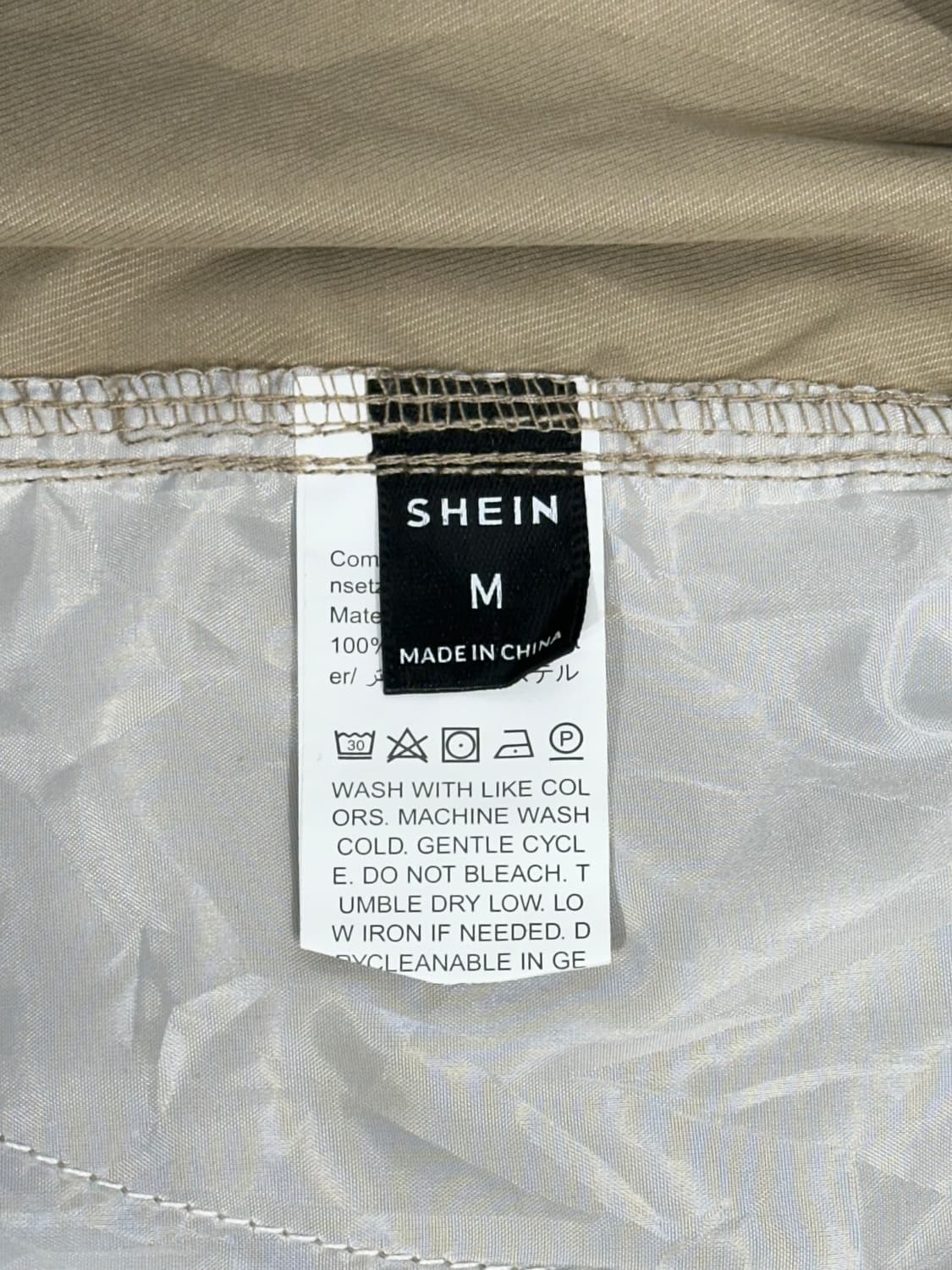 빈티지 베이지 밀리터리 카모 와이드 카고 팬츠 M 상품이미지7