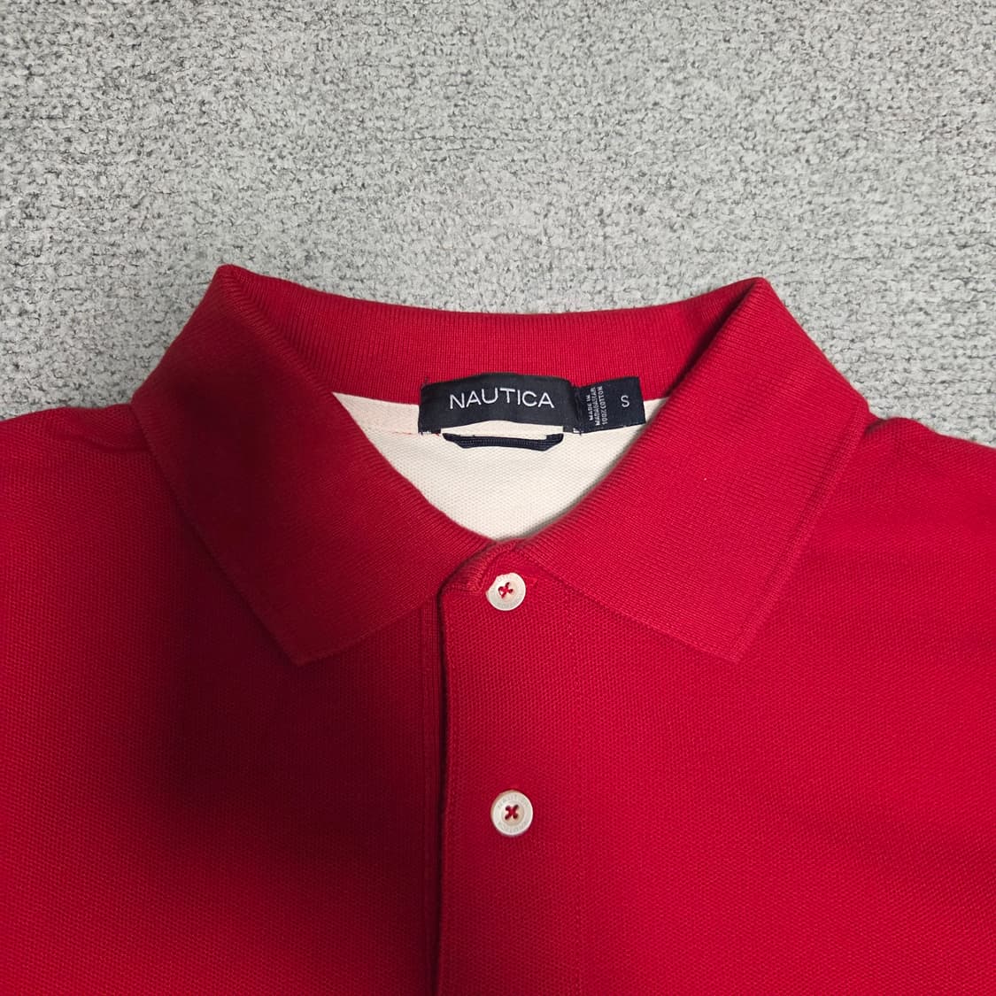 Nautica 빈티지 카라넥 반팔 티셔츠 L(100) 상품이미지4