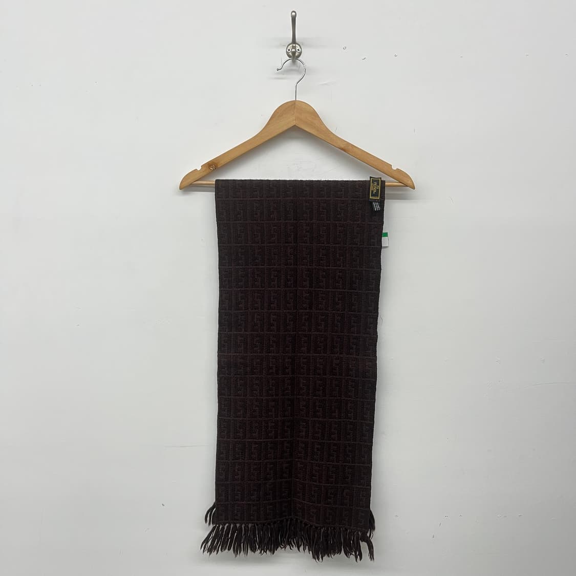 펜디 FF 로고 브라운 머플러 상품이미지1