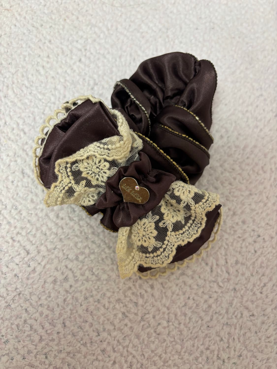 리즈리사 히메갸루 라떼갸루 초코색상 헤어 슈슈 상품이미지1