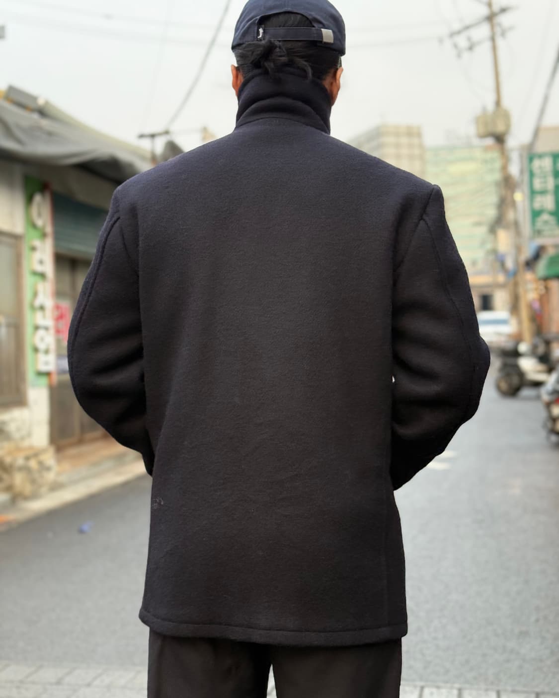 뉴요커 멜튼 울 피코트 L 상품이미지10