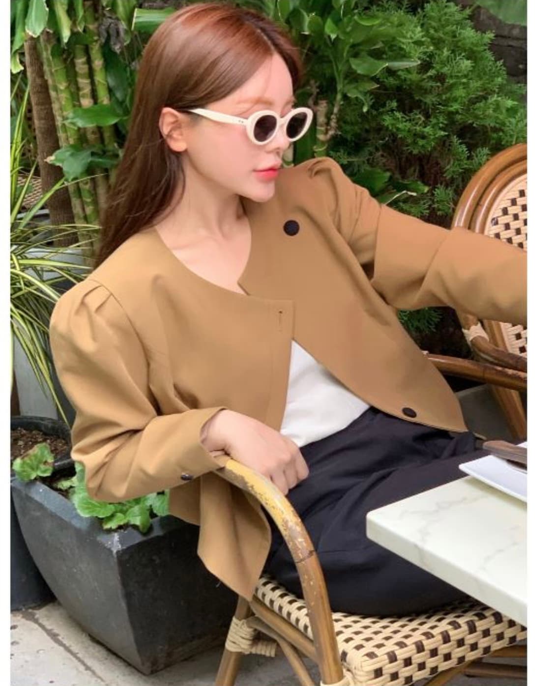 위드아웃썸머 Callie jacket_brown 상품이미지4