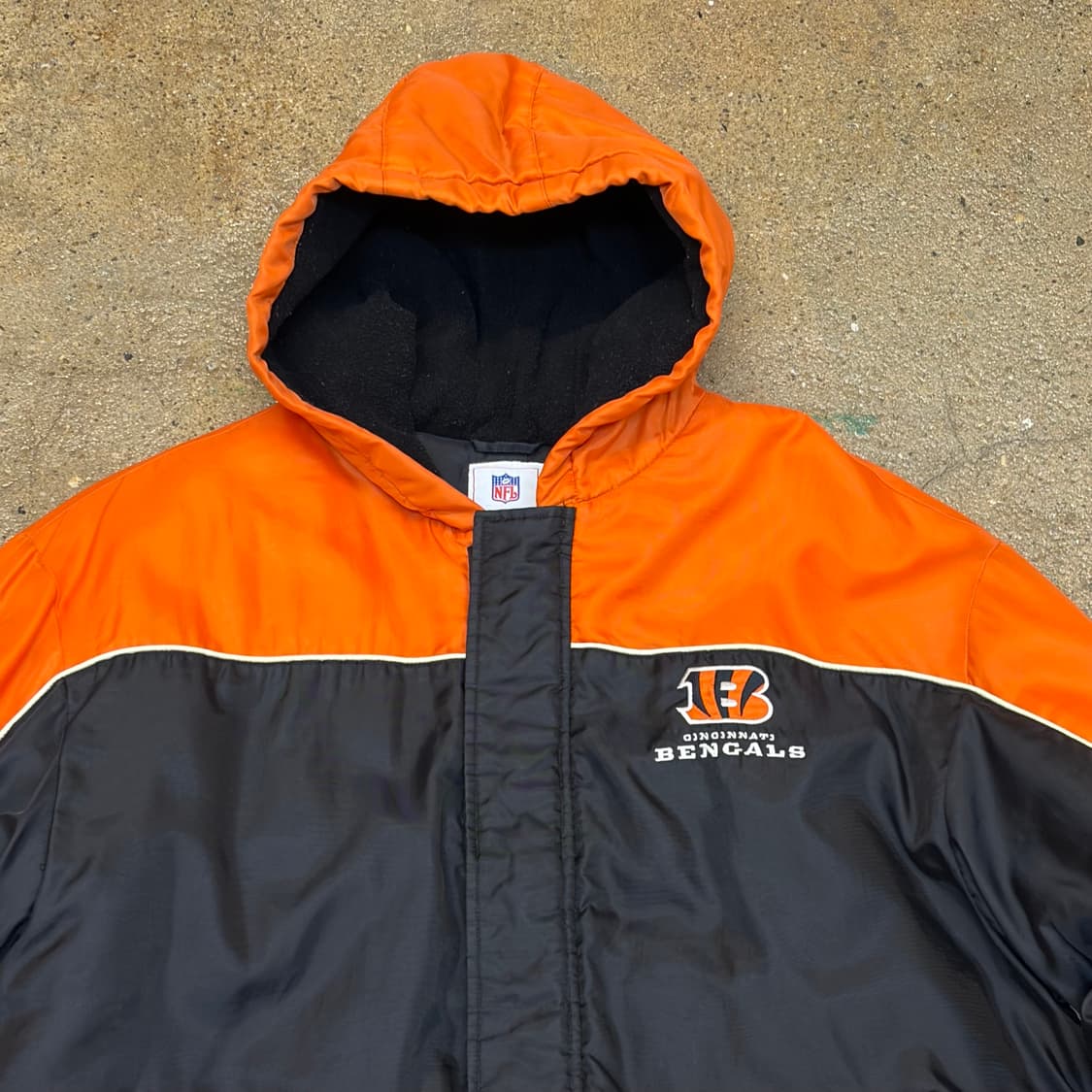 90s 미국 빈티지 NFL 뱅갈스 패딩점퍼  상품이미지6