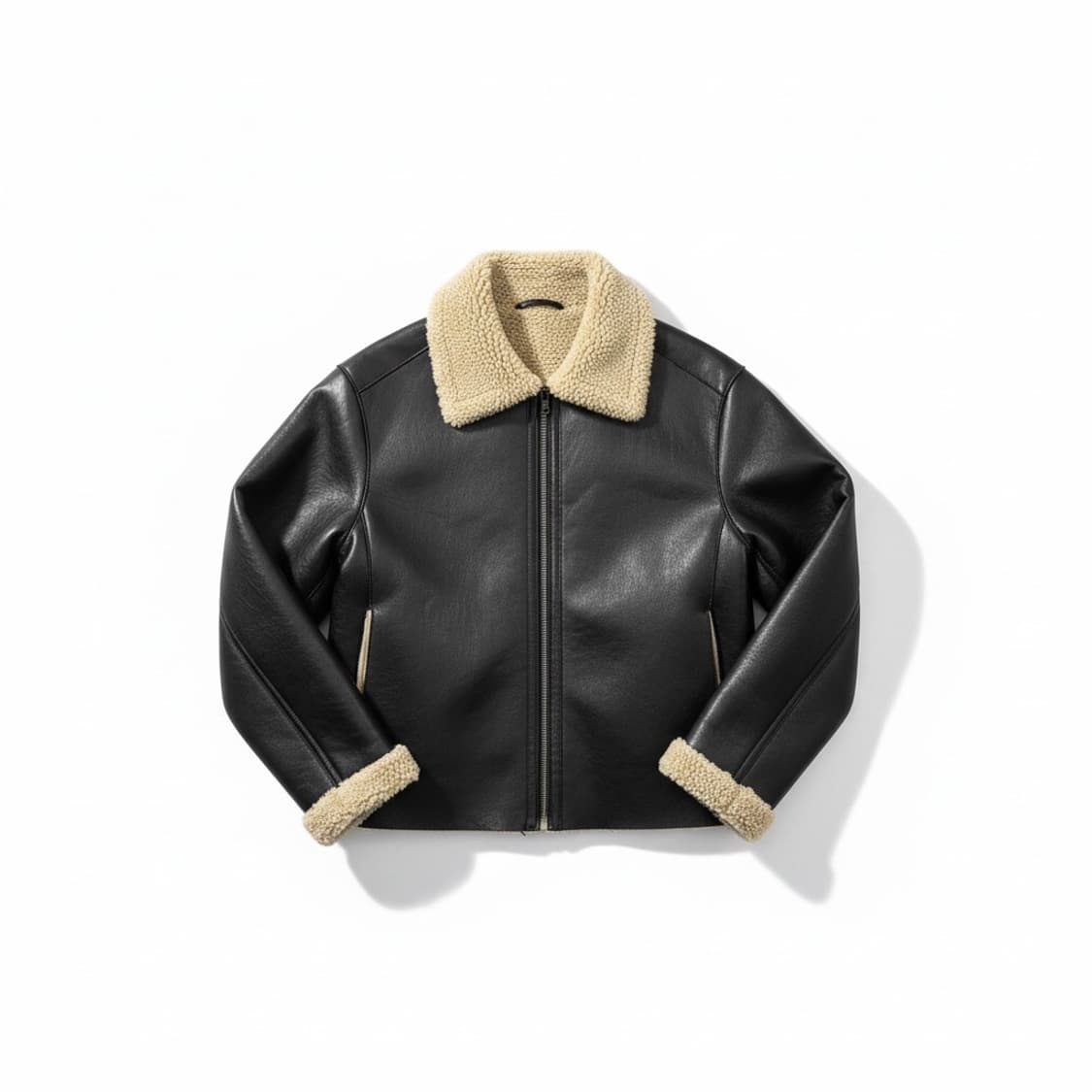 파사드패턴 리버시블 무스탕 자켓 상품이미지1