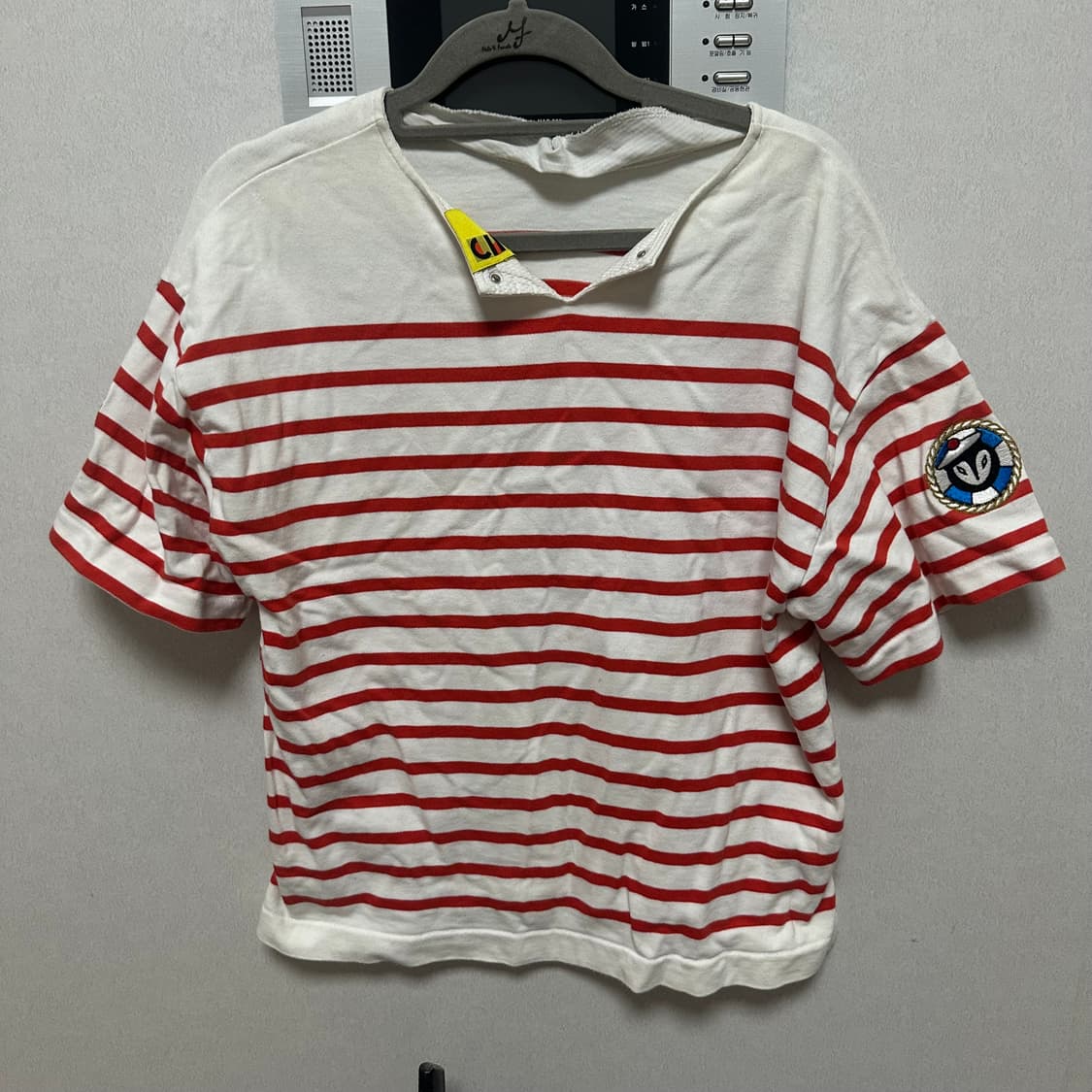 럭키슈에뜨 스트라이프 반팔 티셔츠 상품이미지4