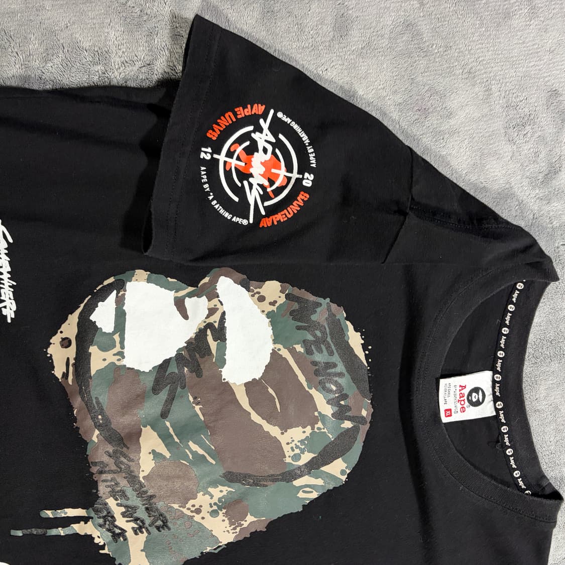 Aape에이프 프린팅 반팔 상품이미지2