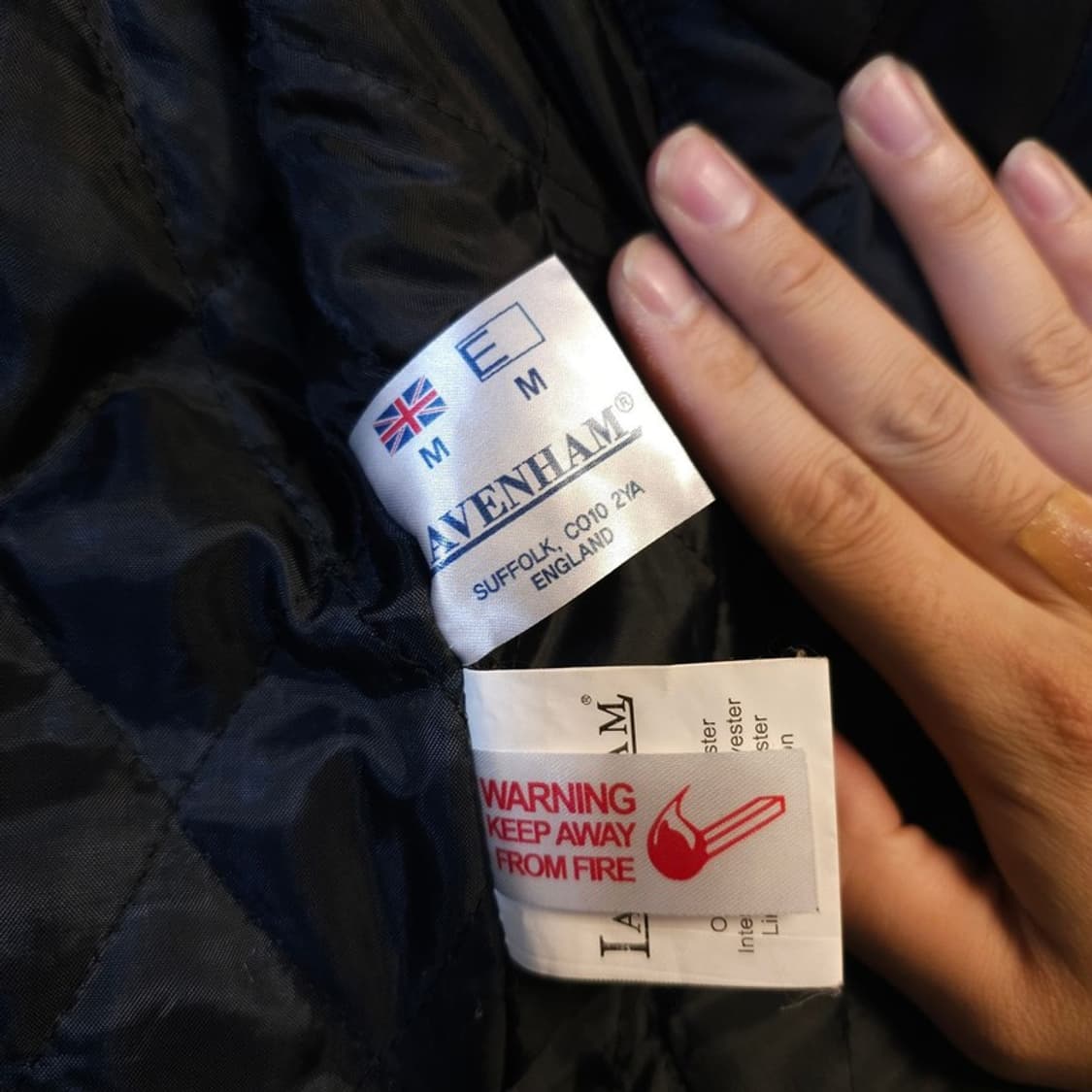 라벤헴 퀄팅 자켓 M 상품이미지7