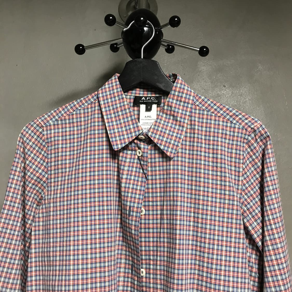 A.P.C 아페쎄 체크셔츠 S 상품이미지2