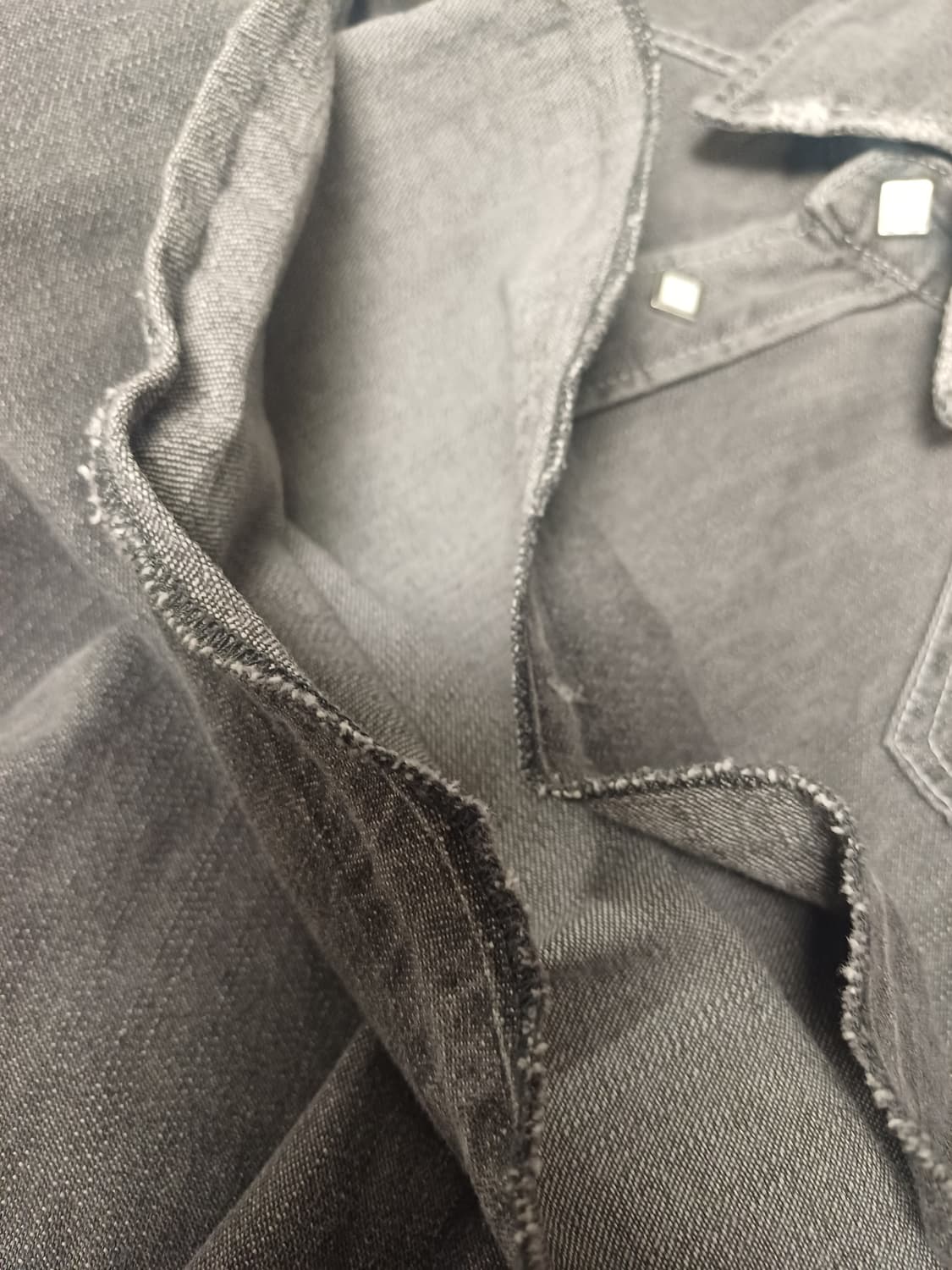 Lucky Store 웨스턴 데님셔츠 (L) 일본빈티지 상품이미지9