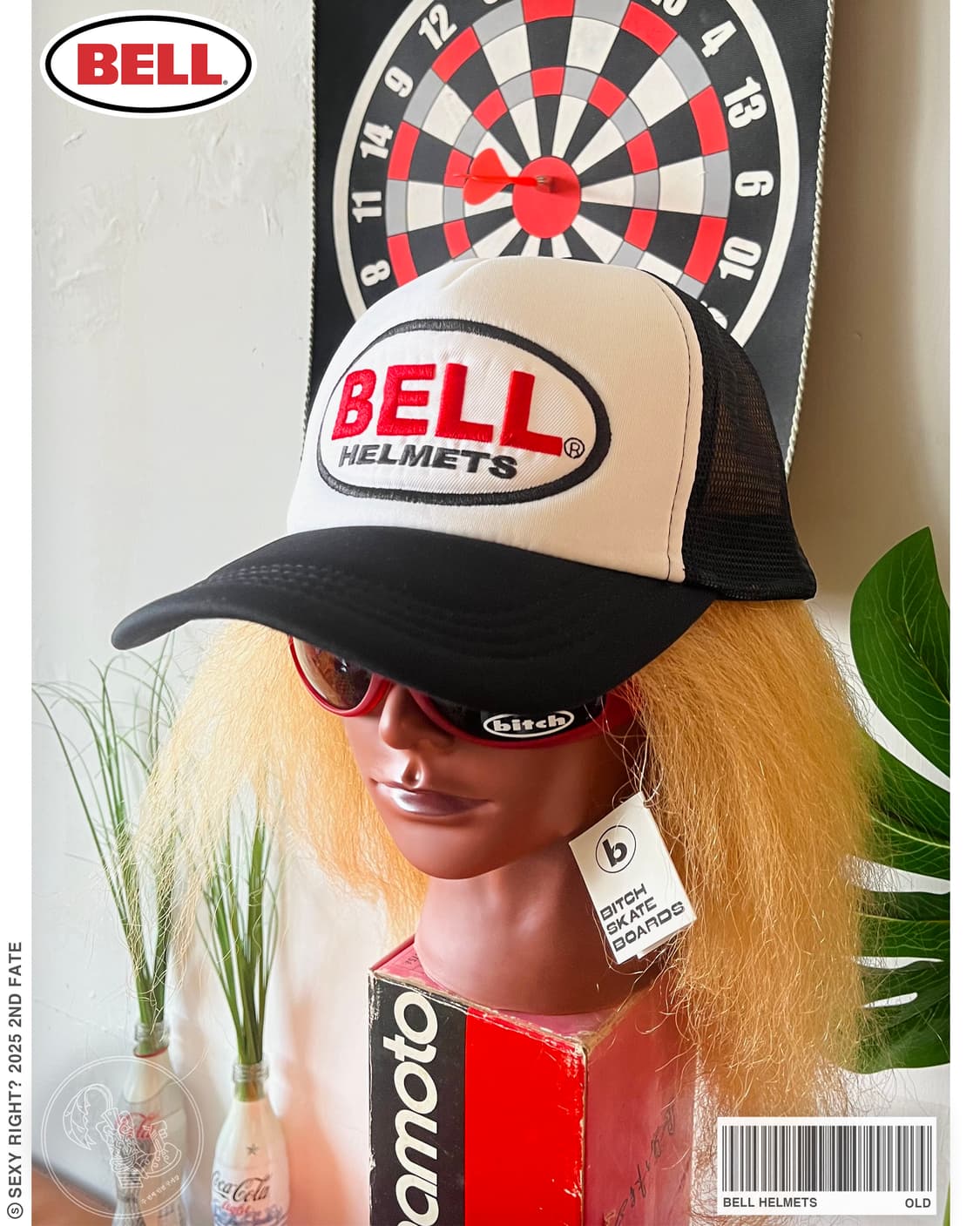 Vintage "BELL Helmets" Patch Trucker Cap 상품이미지1