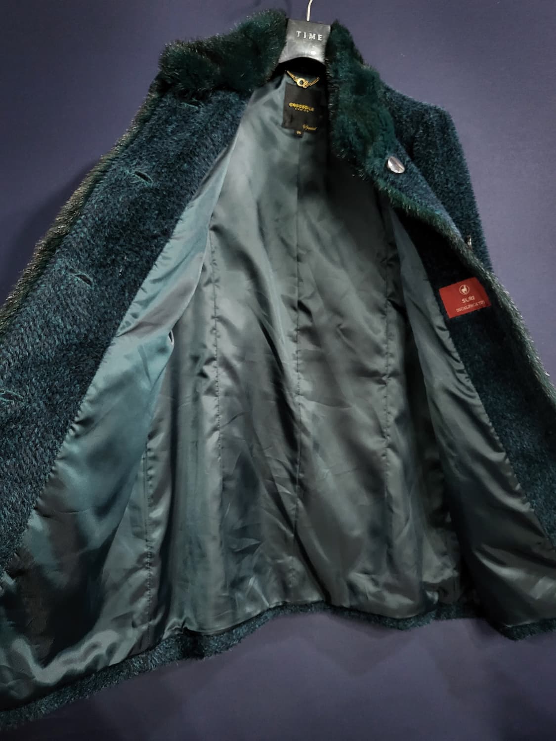 크로커다일 수리알파카 머스카렛 트리밍 자켓 상품이미지6