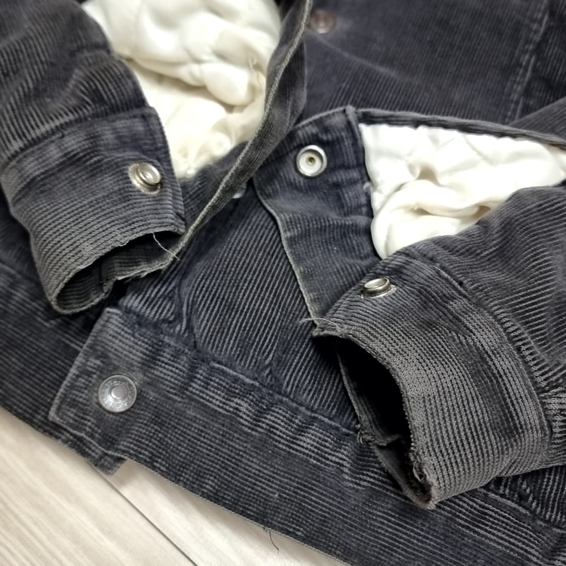 80-90년대 한국제 리바이스 코듀로이 쉐르파 트러커 자켓(100) 상품이미지6