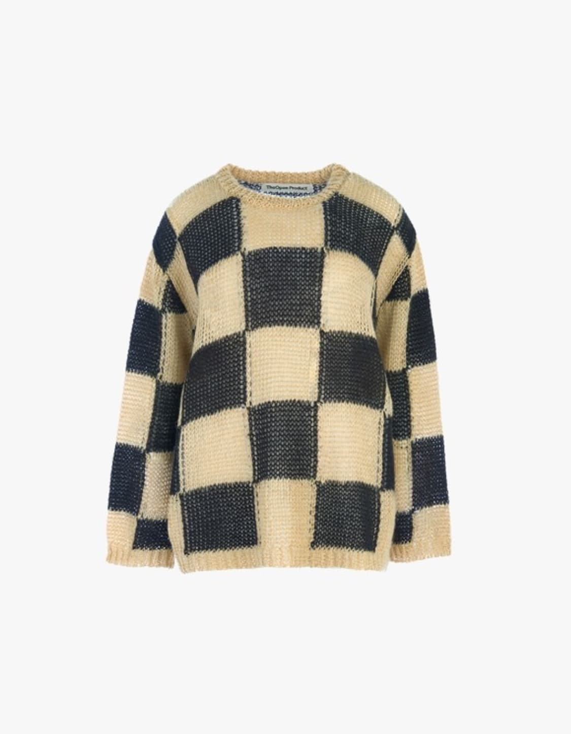 더오픈프로덕트 체크 니트 상품이미지1