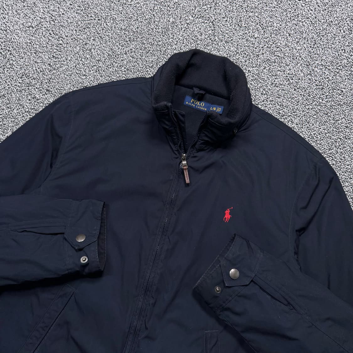 Name : 폴로 랄프로렌 시그니처로고 네이비컬러 페리자켓 :)  상품이미지2