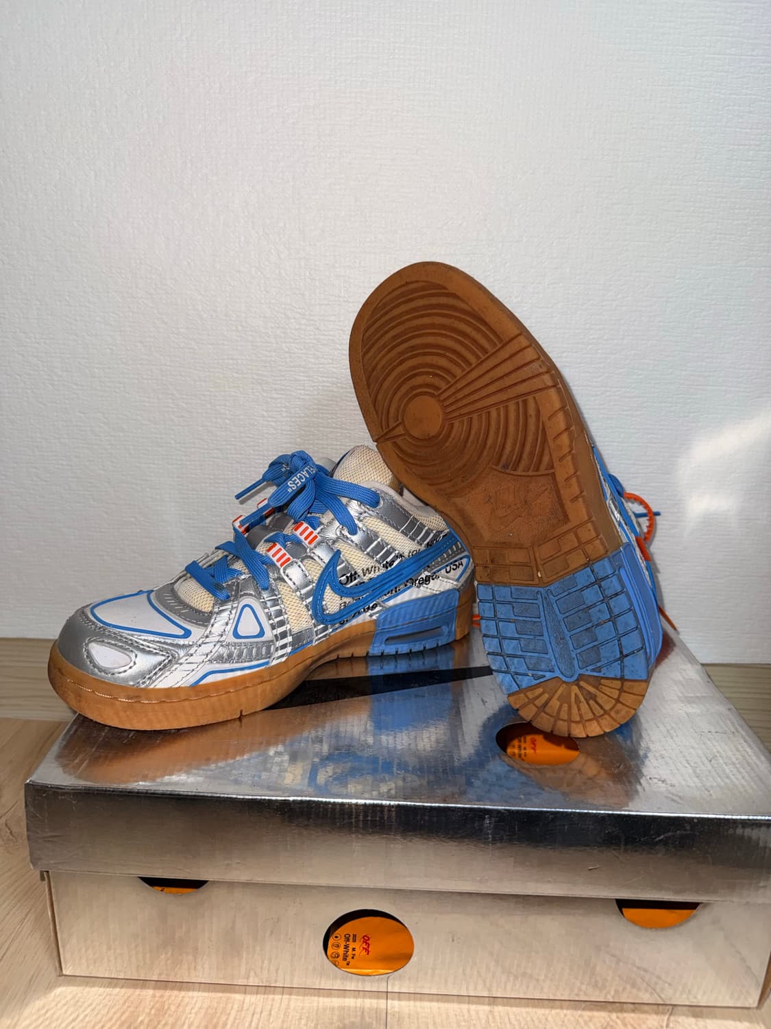 나이키 x 오프화이트 에어 러버 덩크 유니버시티 블루 상품이미지2