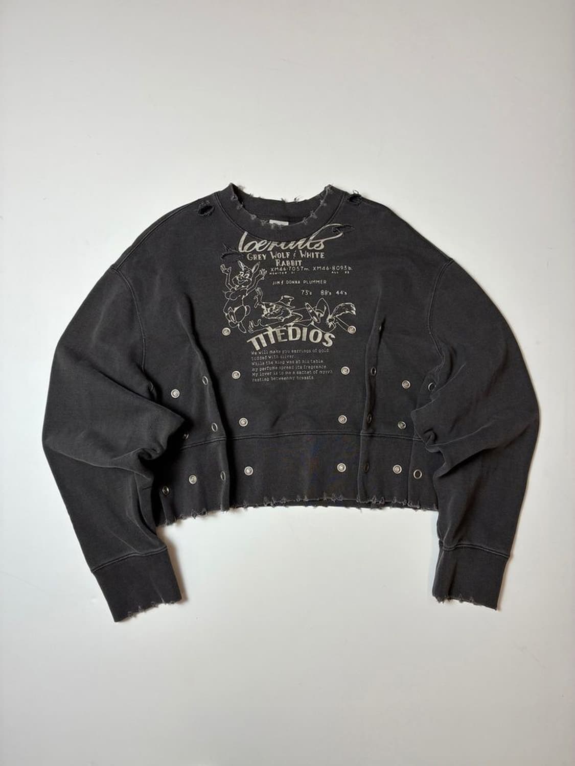 로레일즈 Loerails 23FW 크롭 스웻 셔츠 PN8722 상품이미지1