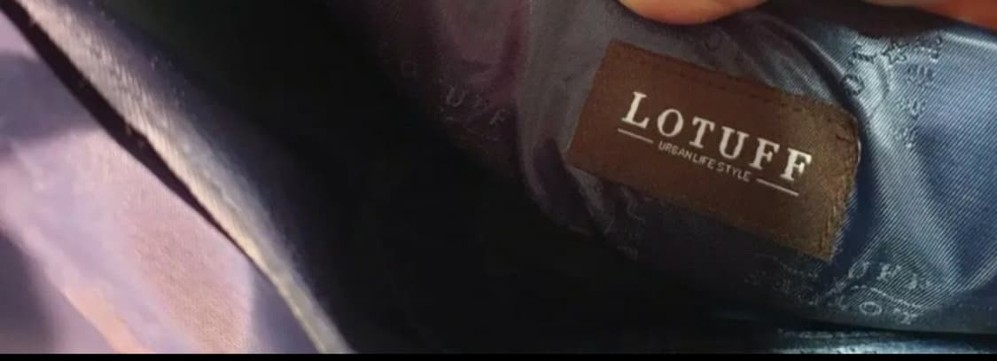 LOTUFF 네이비 통 가죽가방 상품이미지6