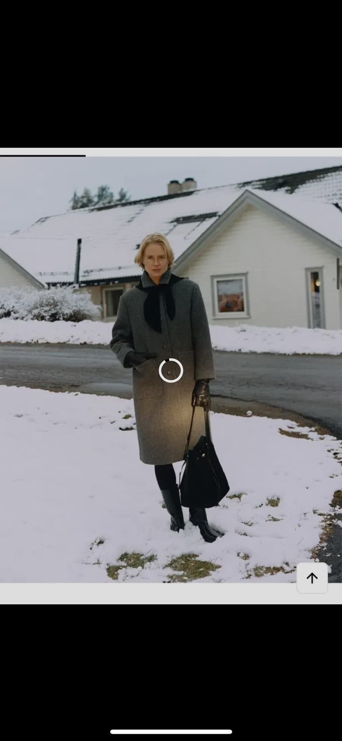 낫띵리튼 Rohmer 롱 울 코트 다크그레이 상품이미지3