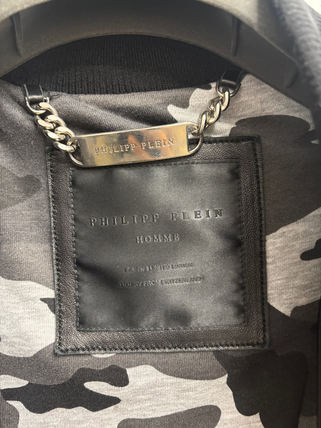 필립 플레인 스컬 레더 봄버 상품이미지2