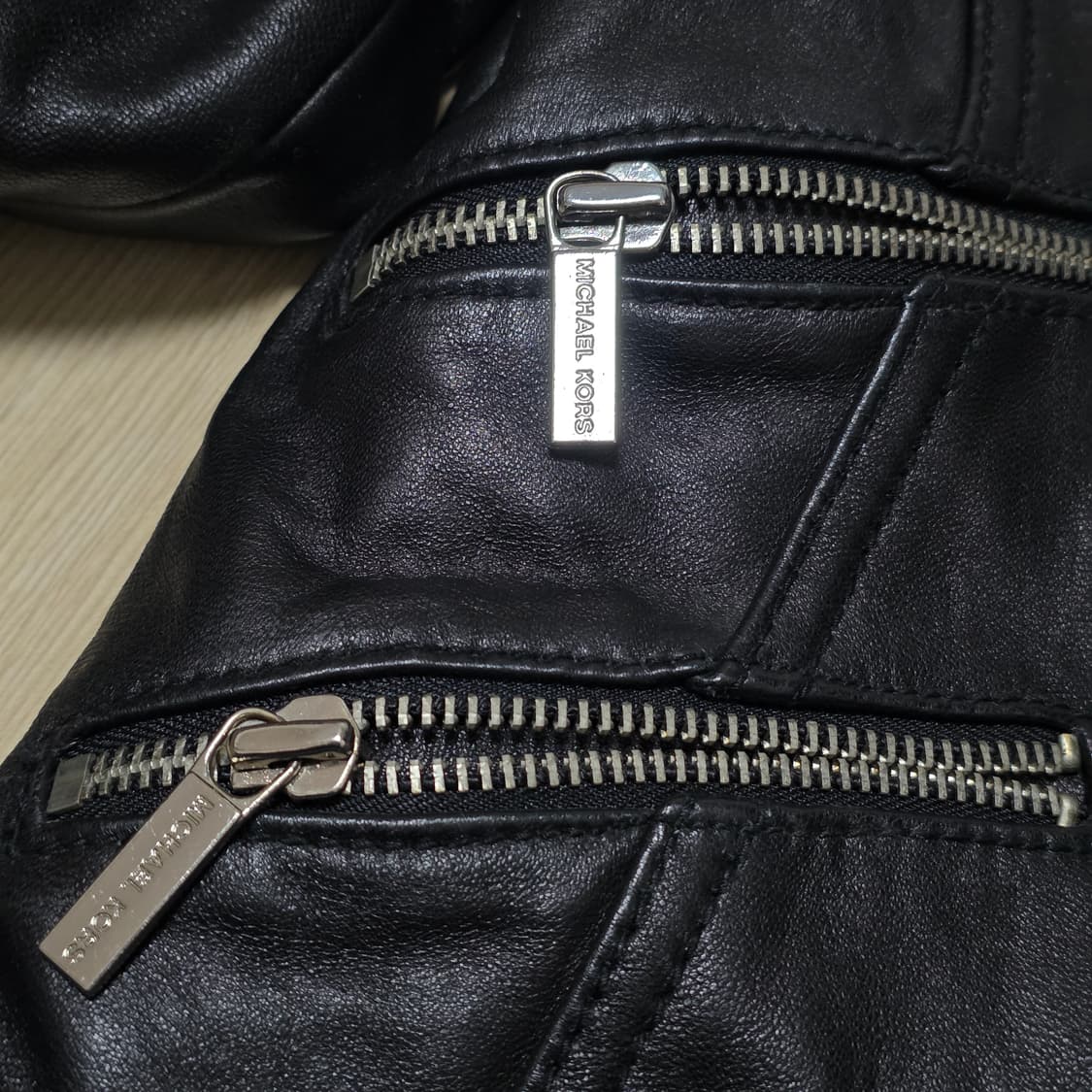 블랙 레더가죽 모토 여성 재킷 대장라이더 상품이미지4