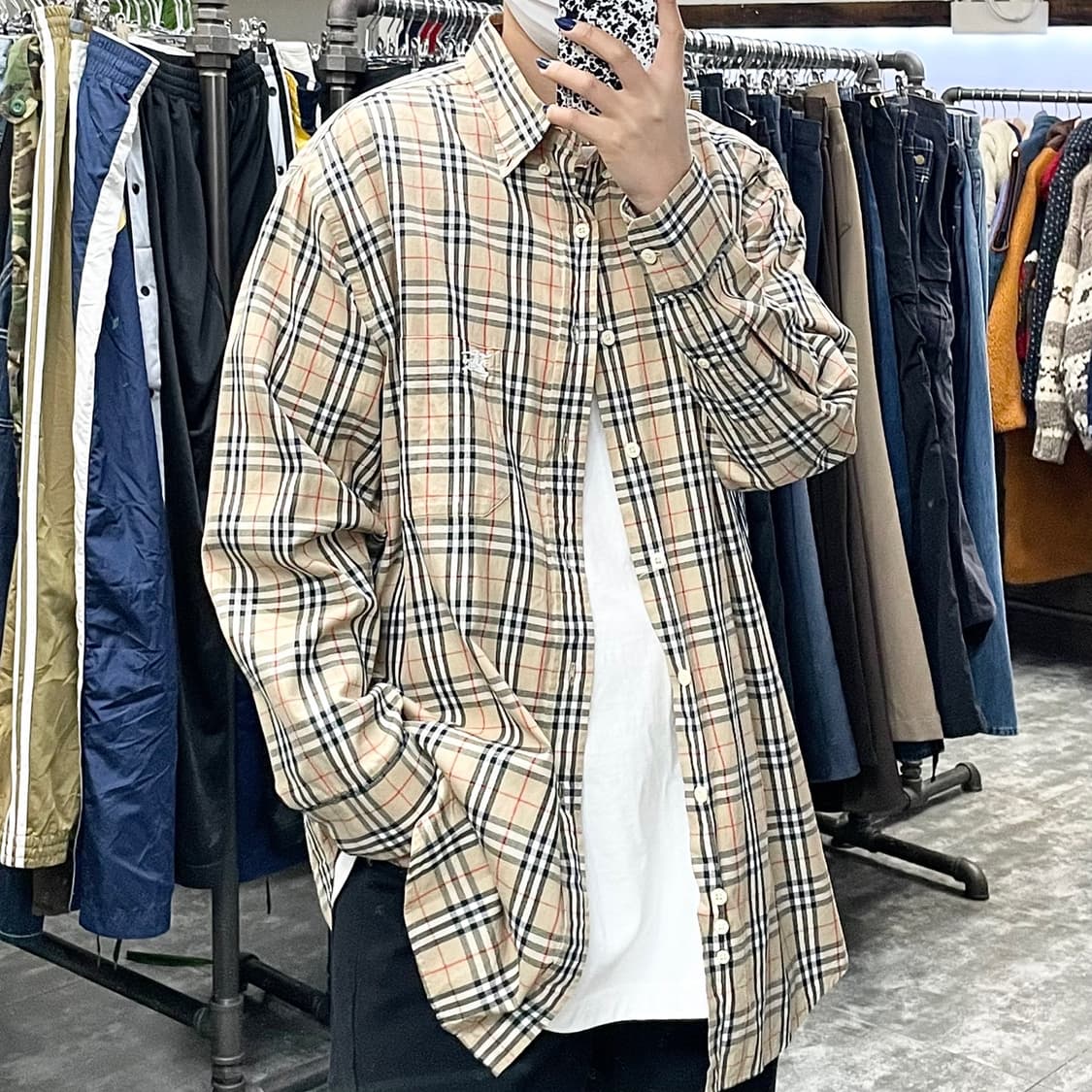 버버리 노바체크 셔츠   상품이미지1