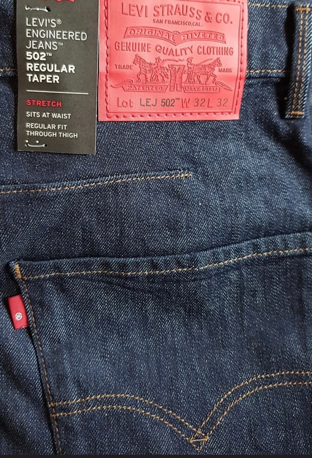 리바이스 502 엔지니어드 프리미엄 32/32(새상품급) 상품이미지3