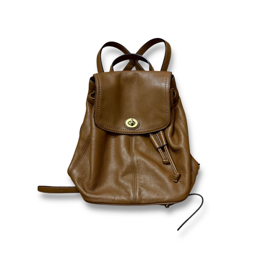 코치 빈티지 레더 브라운 백팩 상품이미지1