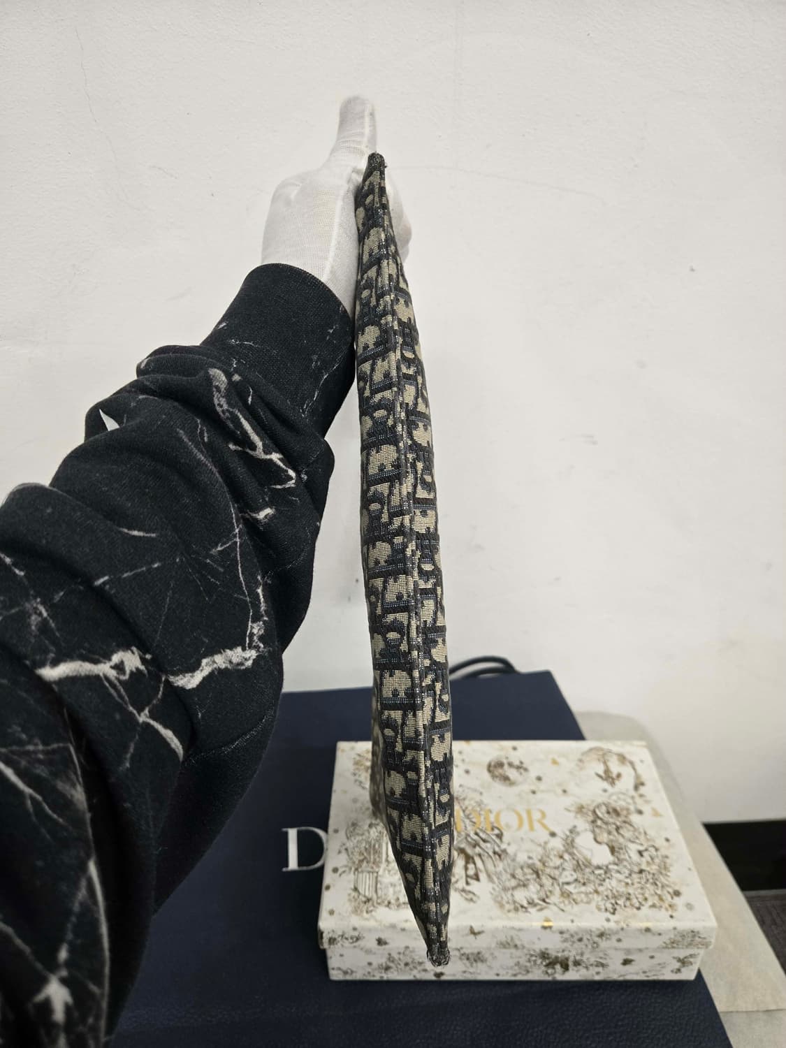 [보증서 정품] 디올 오블리크 클러치백 상품이미지1