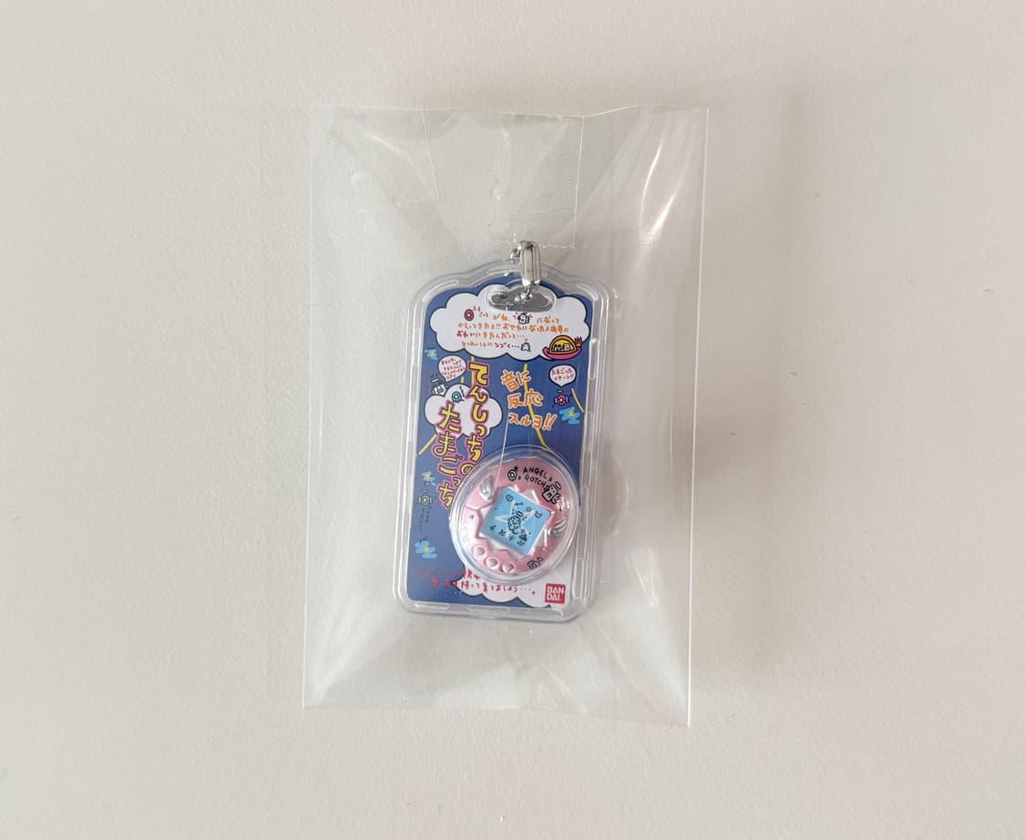 반다이 다마고치 미니어쳐 참키링 이상한계란 볼로치 펄핑크 상품이미지2