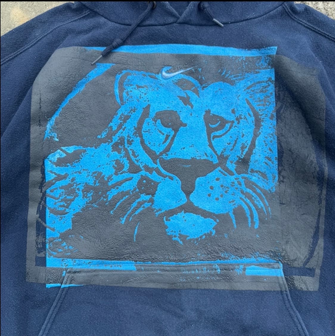 [L] 90s Nike 센터 스우시 후드티 상품이미지7
