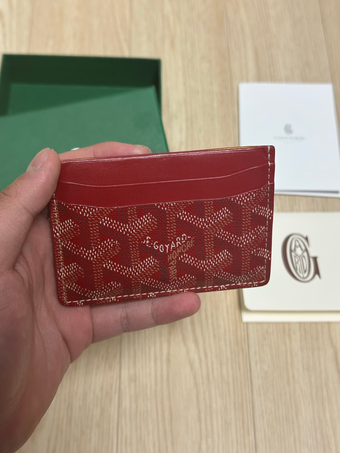 [박스 포함] 고야드 생쉴피스 스페셜컬러 카드지갑 상품이미지7
