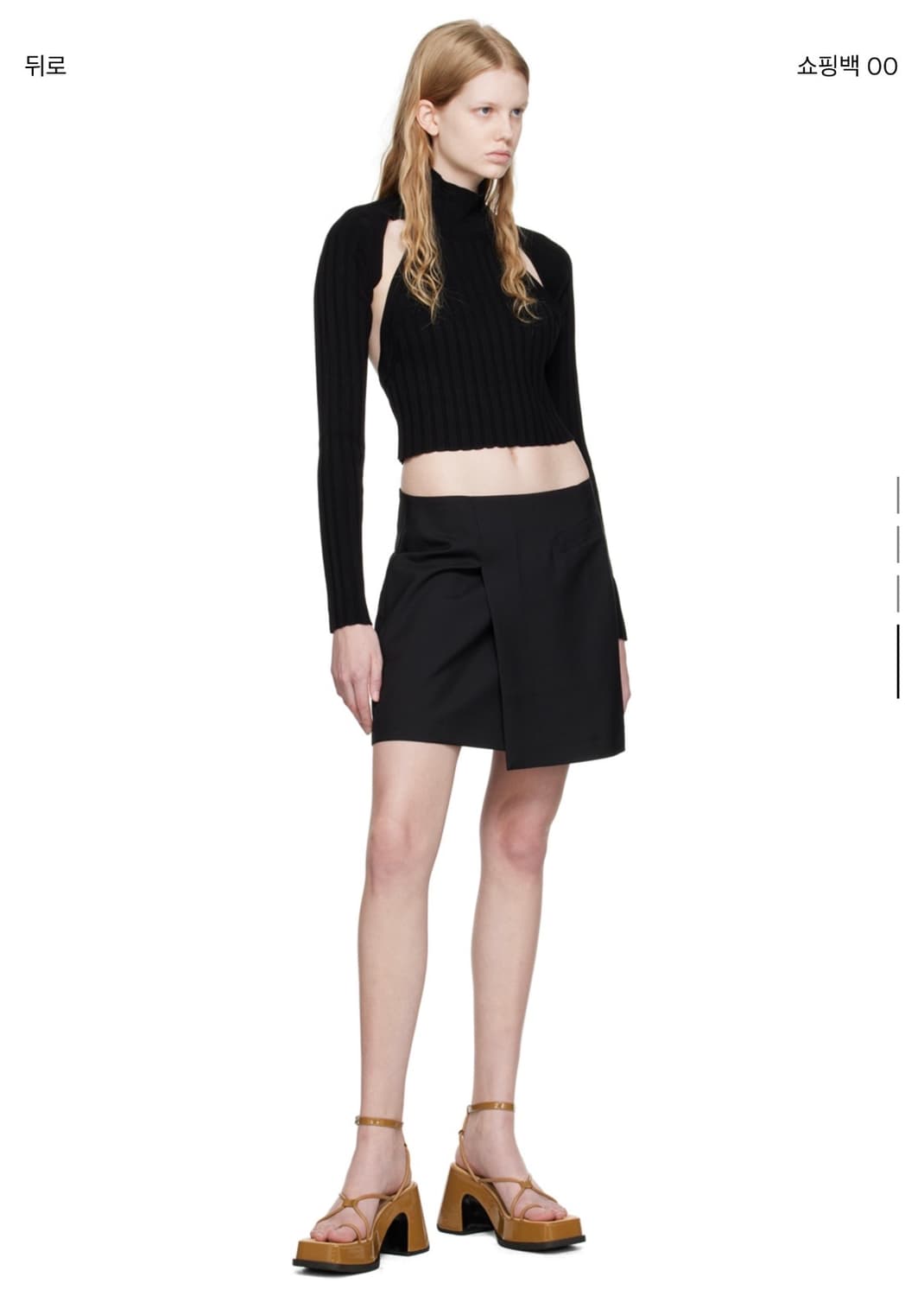 Eytys 블랙 로미 터틀넥 탑 상품이미지4