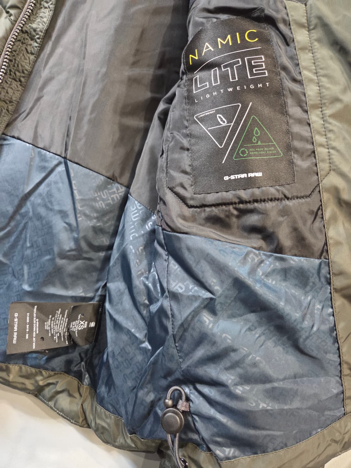 G-Star RAW 패딩 점퍼 후드 탈부착(XS/여성/택없음) 상품이미지9