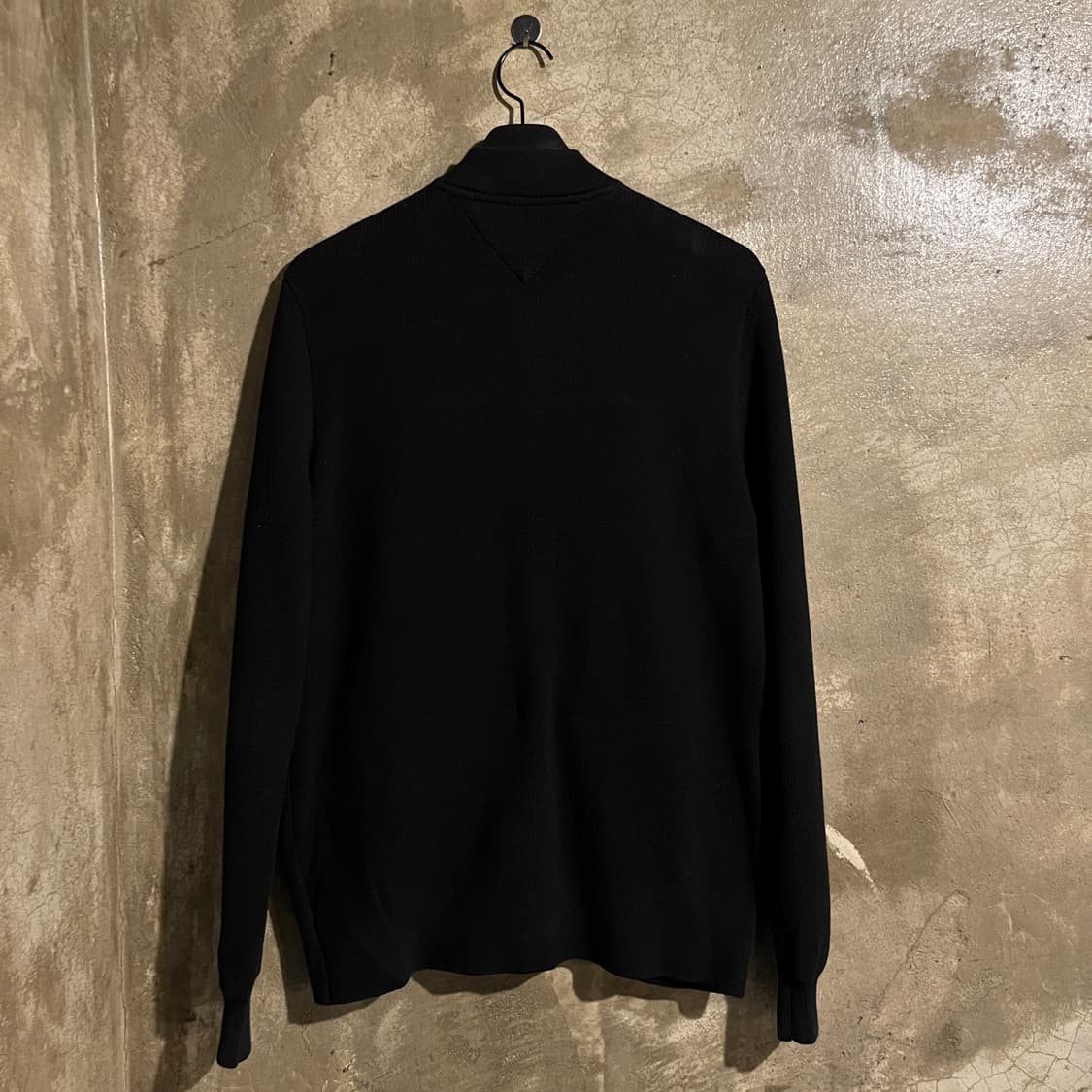 타미힐피거 니트 집업 블랙 상품이미지4