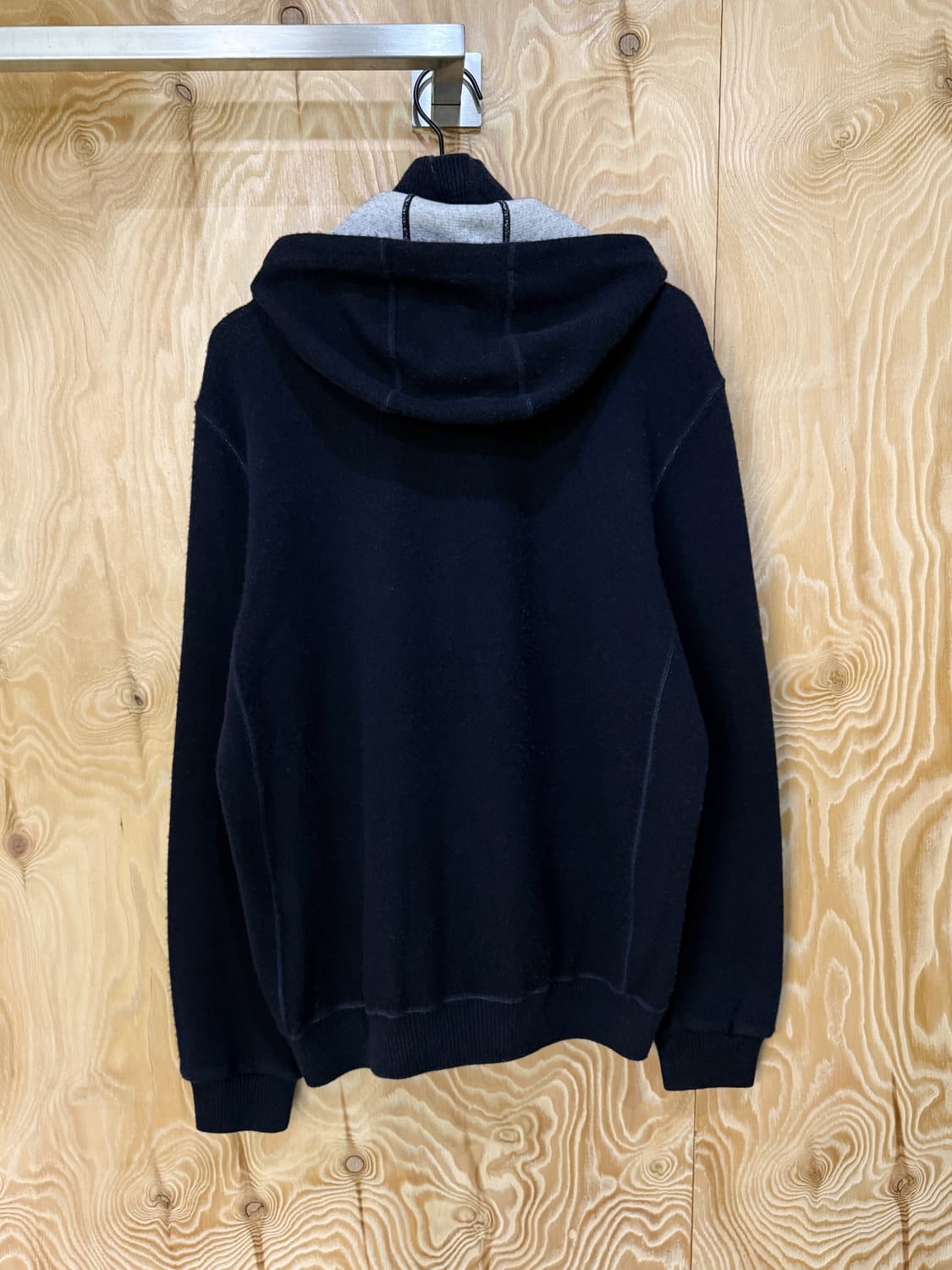 씨피컴퍼니 투웨이 울 블렌디드 니트 후드집업 상품이미지4