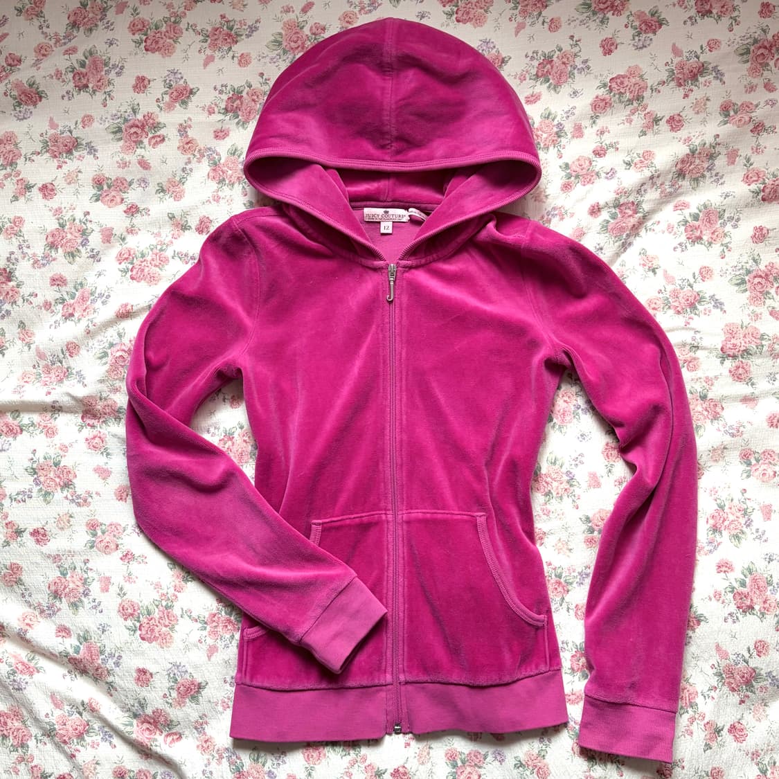 쥬시꾸뛰르 벨벳 후드집업 트레이닝자켓 상품이미지1