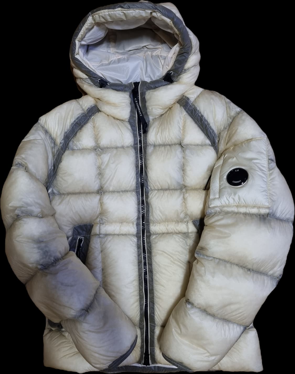 디디쉘 후드 다운 재킷 피스타치오 쉘 베이지 상품이미지1