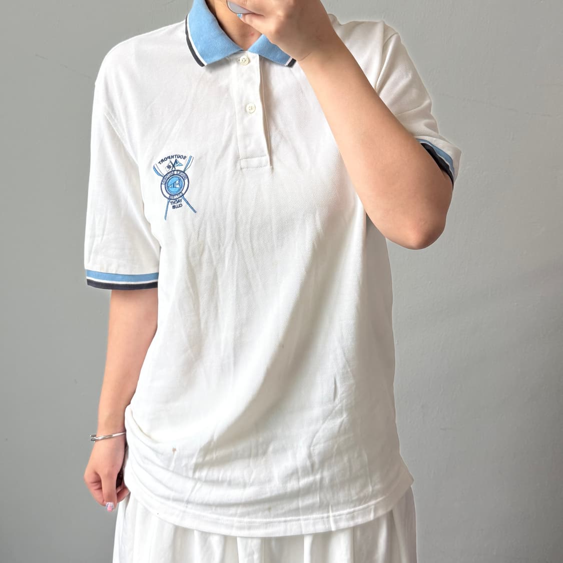 [M] 브룩스브라더스 카라 반팔티 상품이미지1