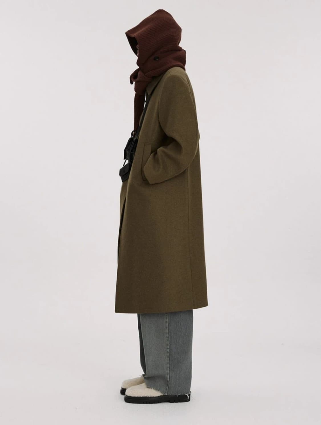 (새상품) 렉토 울 하이랜드 코트(105사이즈감) 상품이미지2