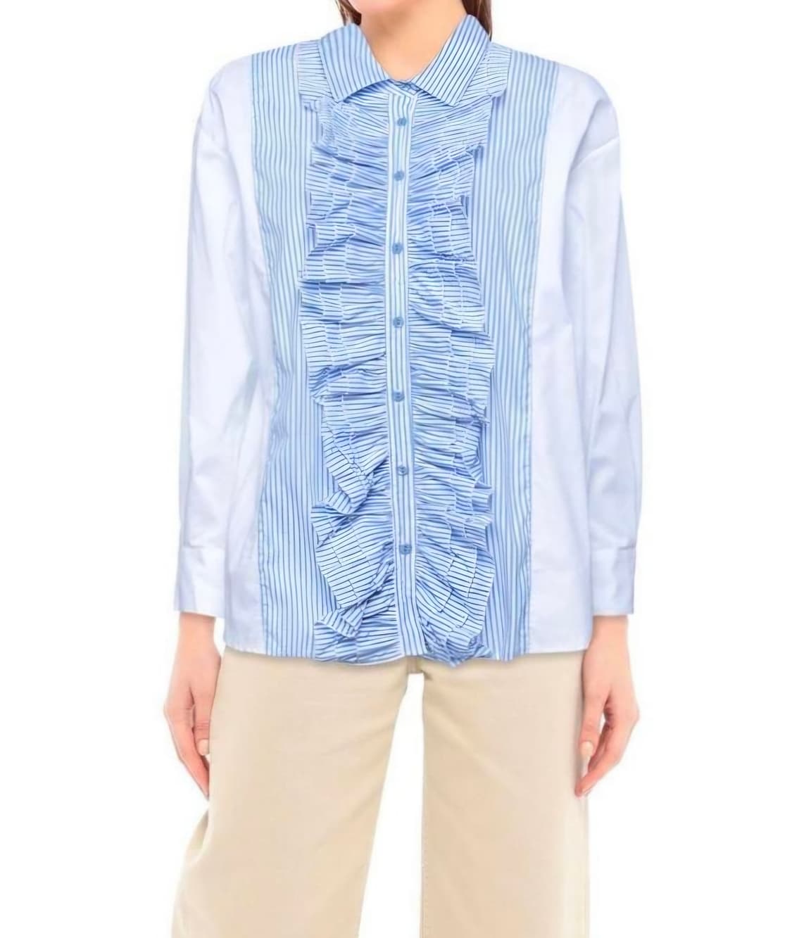 새상품)바네사 스콧 프릴 블라우스 상품이미지1