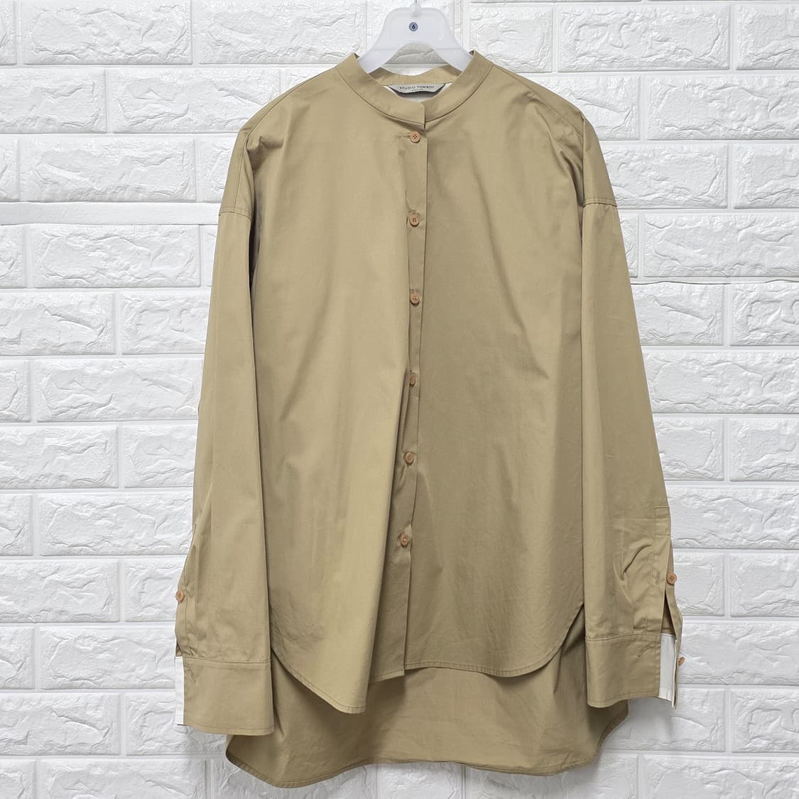 택포) 스튜디오 톰보이 셔츠 블라우스 Free 상품이미지1