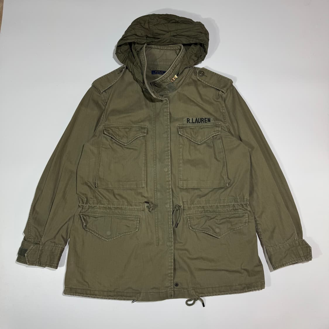 폴로 랄프로렌 카키 후드 필드 자켓 상품이미지1