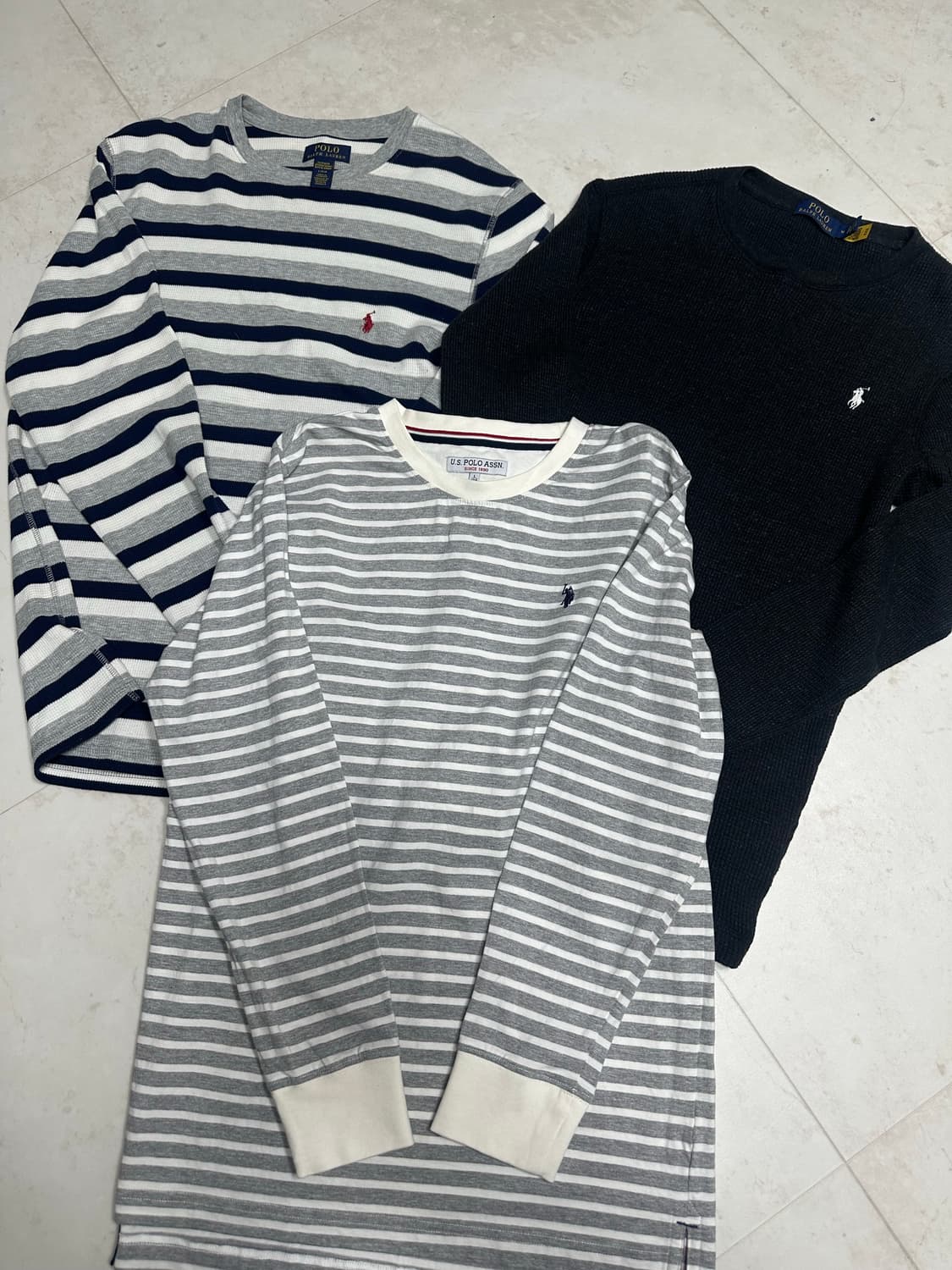 폴로 니트 롱슬리브 L,M 상품이미지1