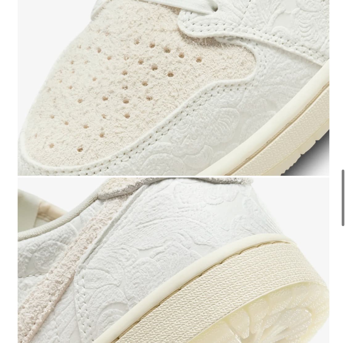 나이키 크리스폴x에어조던1 로우 OG CP 상품이미지3