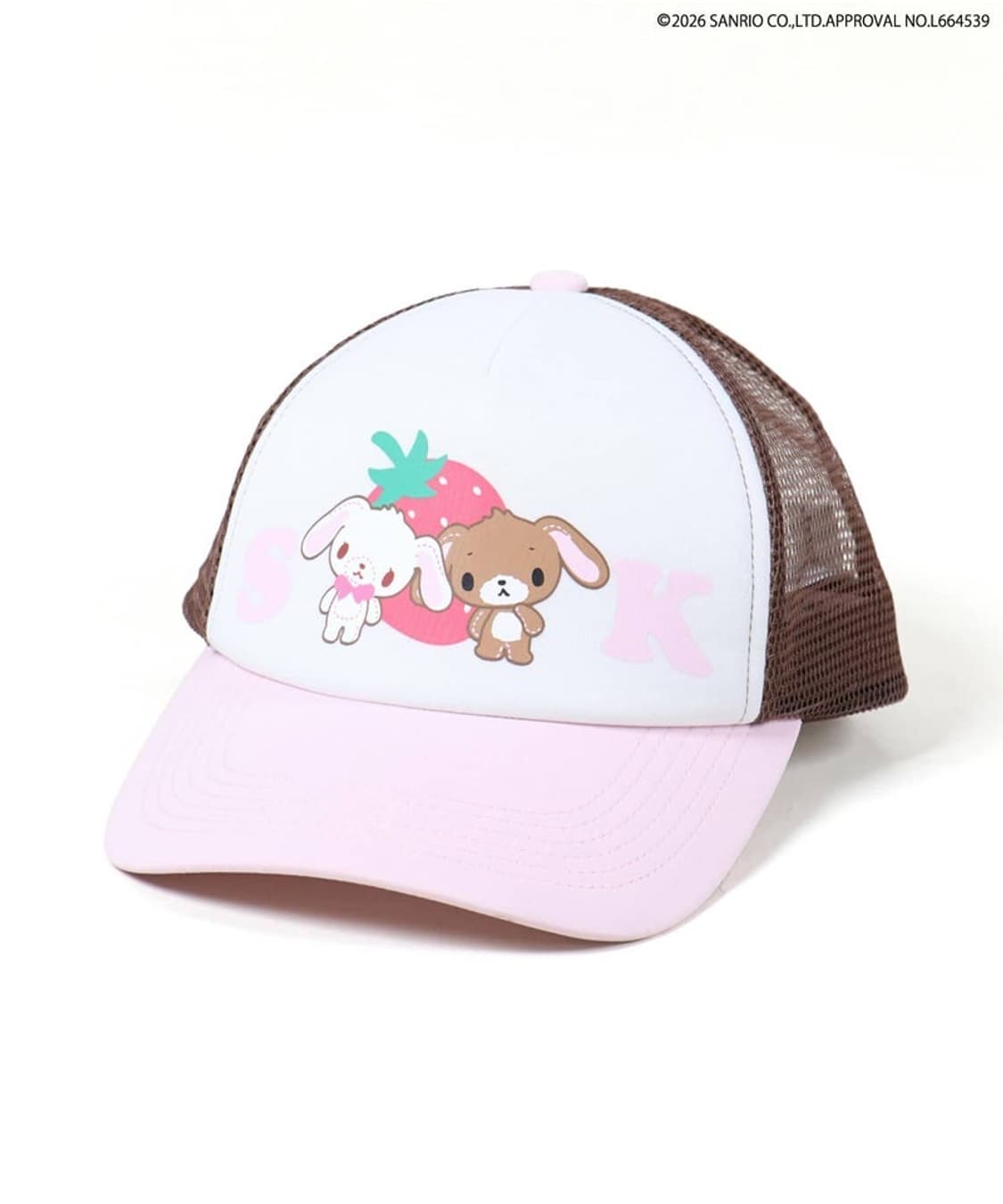 산리오 슈가바니즈 시로우사 spinns 스핀즈 스핀스 모자 매쉬캡 상품이미지2