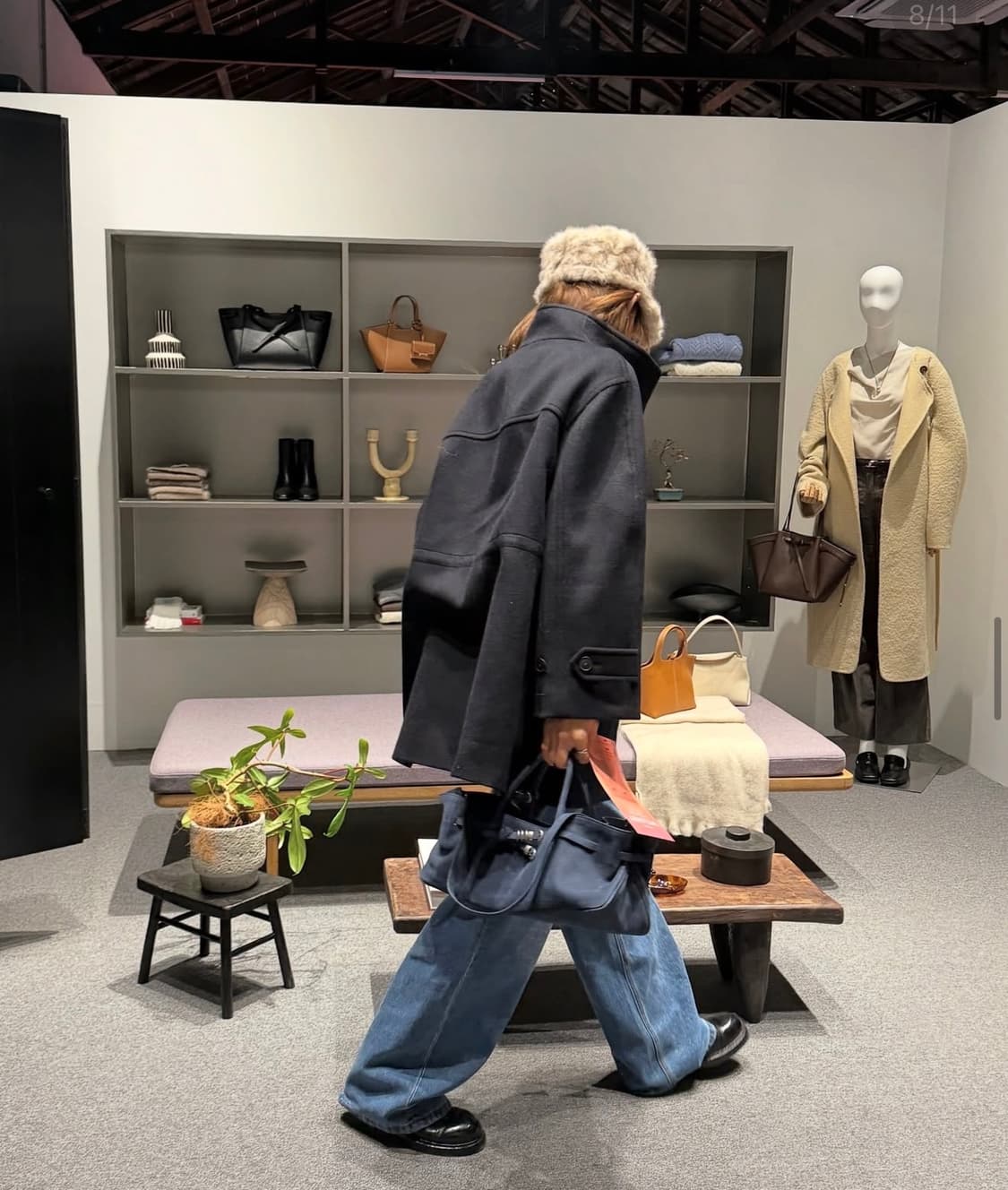 GRANDMA USED BAG INDIGO NUBUCK  상품이미지2