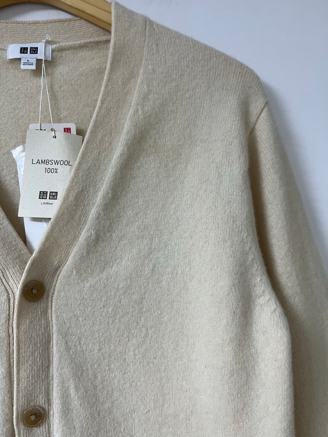 유니클로 가디건 램스울 100% 상품이미지5
